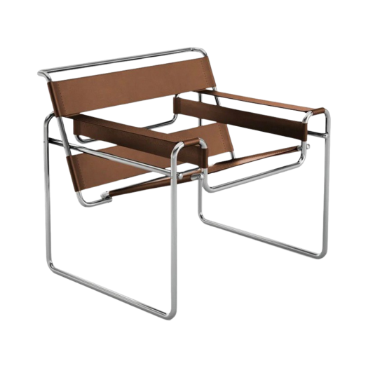 KNOLL12 Knoll Wassily Lounge Chair Warm Beige