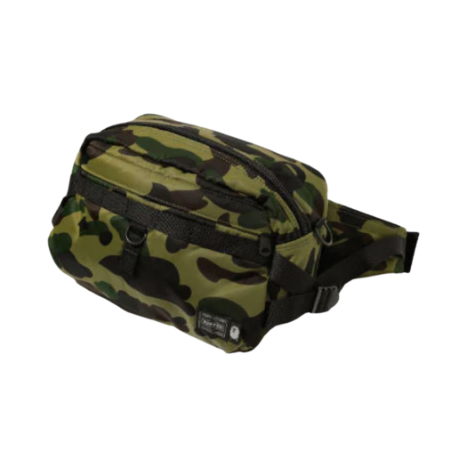 - BAPE x Porter 1st Camo Waist Bag Green
