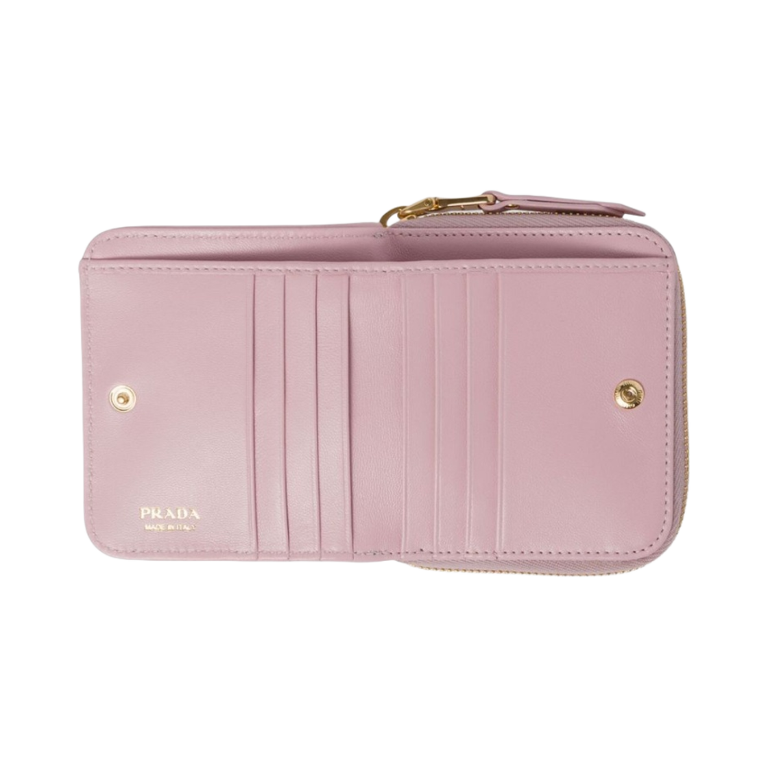 미우 미우 마테라쎄 집 어라운드 지갑 앨러배스터 핑크(Miu Miu Matelasse Zip Around Wallet Alabaster Pink) - 2