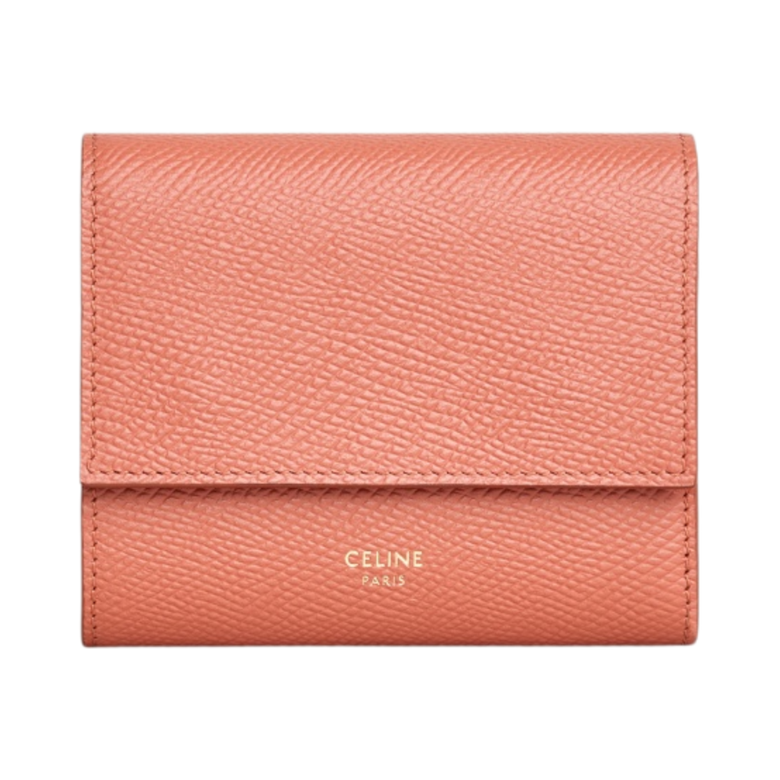 셀린느 그레인드 카프스킨 스몰 트라이폴드 월렛 테라코타(Celine Small Tri-Fold Wallet in Grained Calfskin Terracotta) - 1