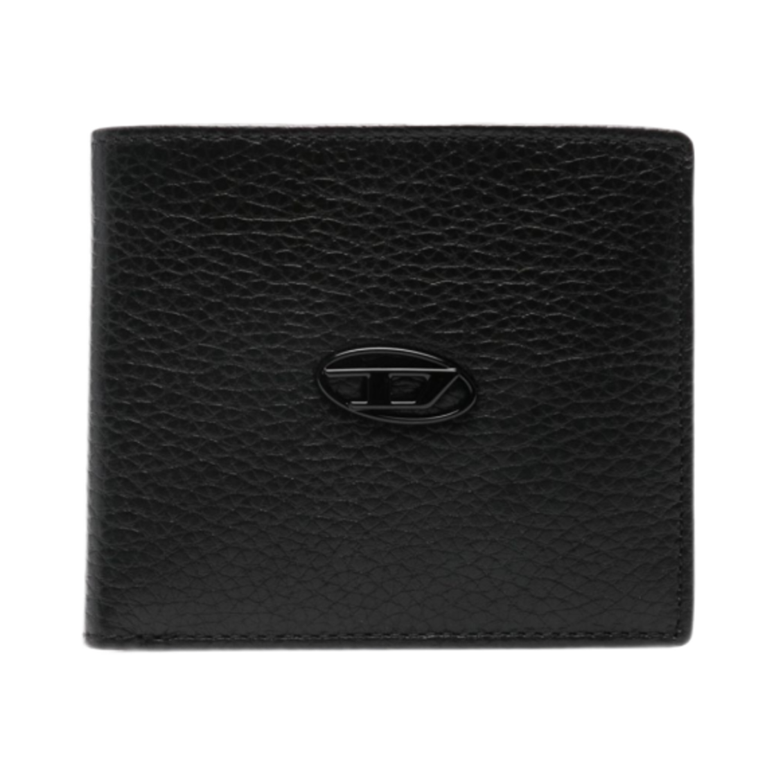 디젤 하이레쉬 S.Ii 레더 바이폴드 월렛 블랙 블랙(Diesel Hiresh S.Ii Leather Bi-Fold Wallet Black Black)