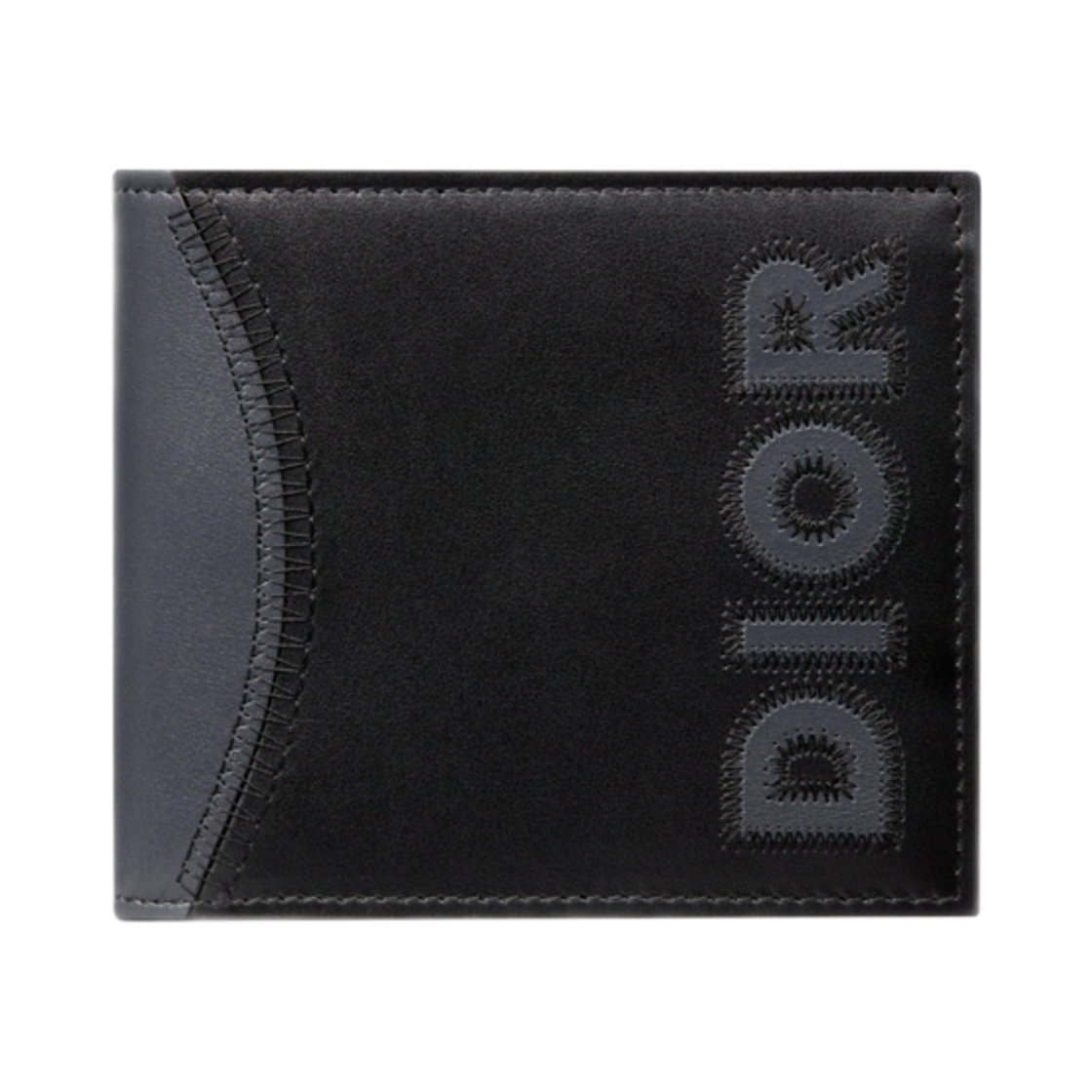디올 컴팩트 지갑 딥 그레이 스무스 카프스킨 마르퀘트리 디올 시그니쳐(Dior Compact Wallet Deep Gray Smooth Calfskin Marquetry Dior Signature) - 1