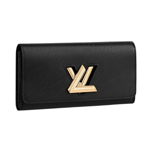 Louis Vuitton Twist Wallet Epi Black Gold