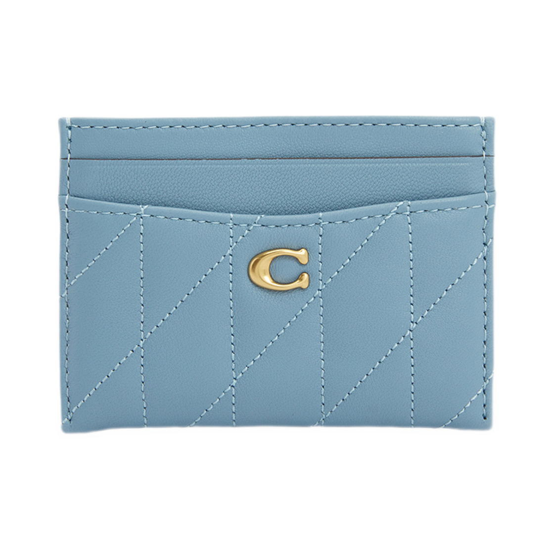 CM434-B4PUB Coach Pillow Card Holder Wallet Blue
