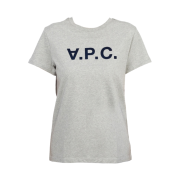 (W) A.P.C. VPC Velvet T-Shirt Gray