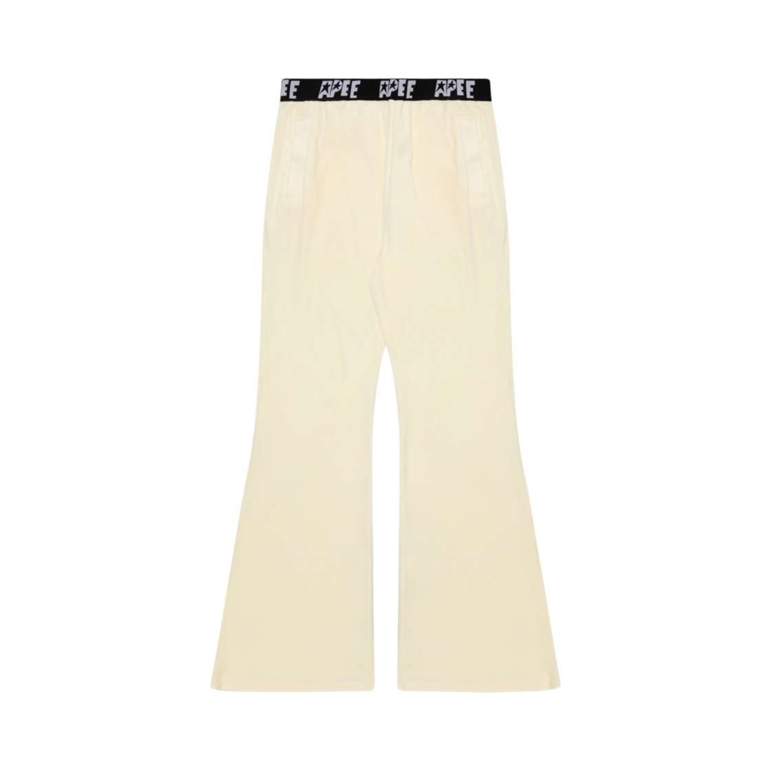 (W) 베이프 벨루어 조거 화이트((W) BAPE Velour Joggers White) - 1