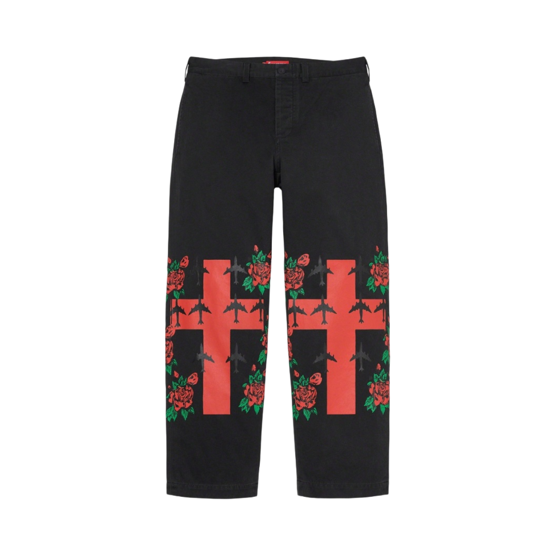 슈프림 디스트럭션 오브 퓨리티 치노 팬츠 블랙 - 23SS(Supreme Destruction Of Purity Chino Pants Black - 23SS) - 1