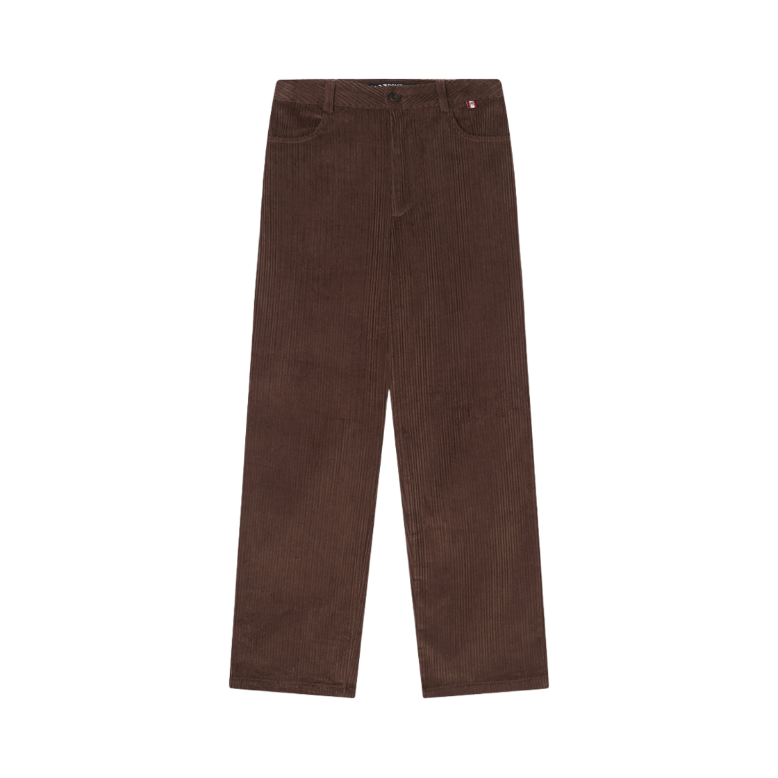 LPT-ST-CORD-BN Menasoo Corduroy Straight Pants Brown