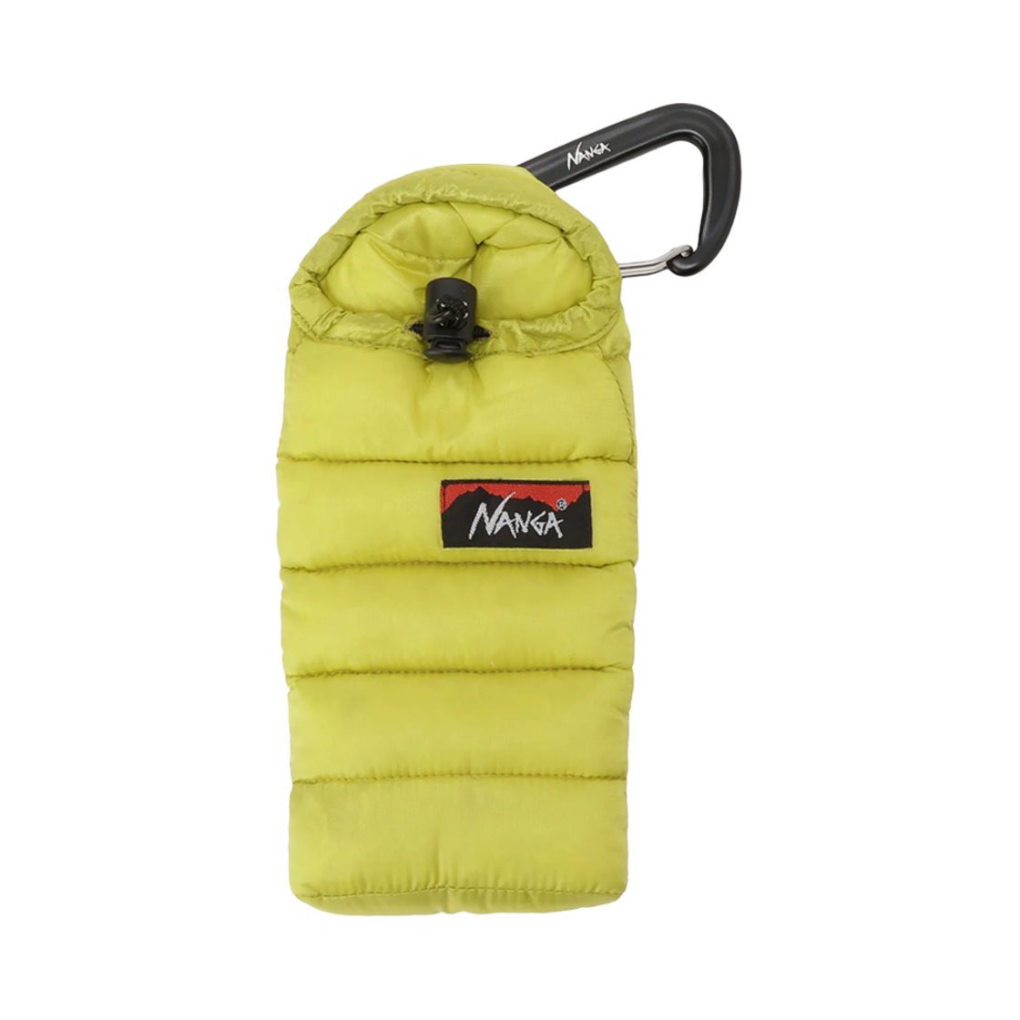 난가 미니 슬리핑 백 폰 케이스 머스타드 - 24FW(Nanga Mini Sleeping Bag Phone Case Mustard - 24 FW)