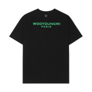 Wooyoungmi Glow Graphic Back Logo T-Shirt Black - 22SS