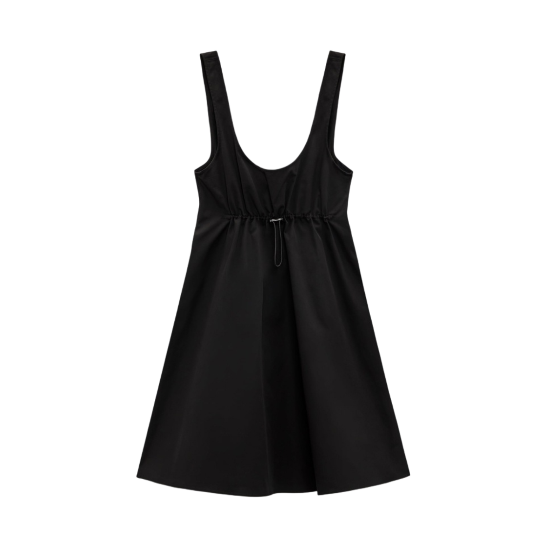 (W) 자라 포플린 미니 드레스 블랙((W) Zara Poplin Mini Dress Black)