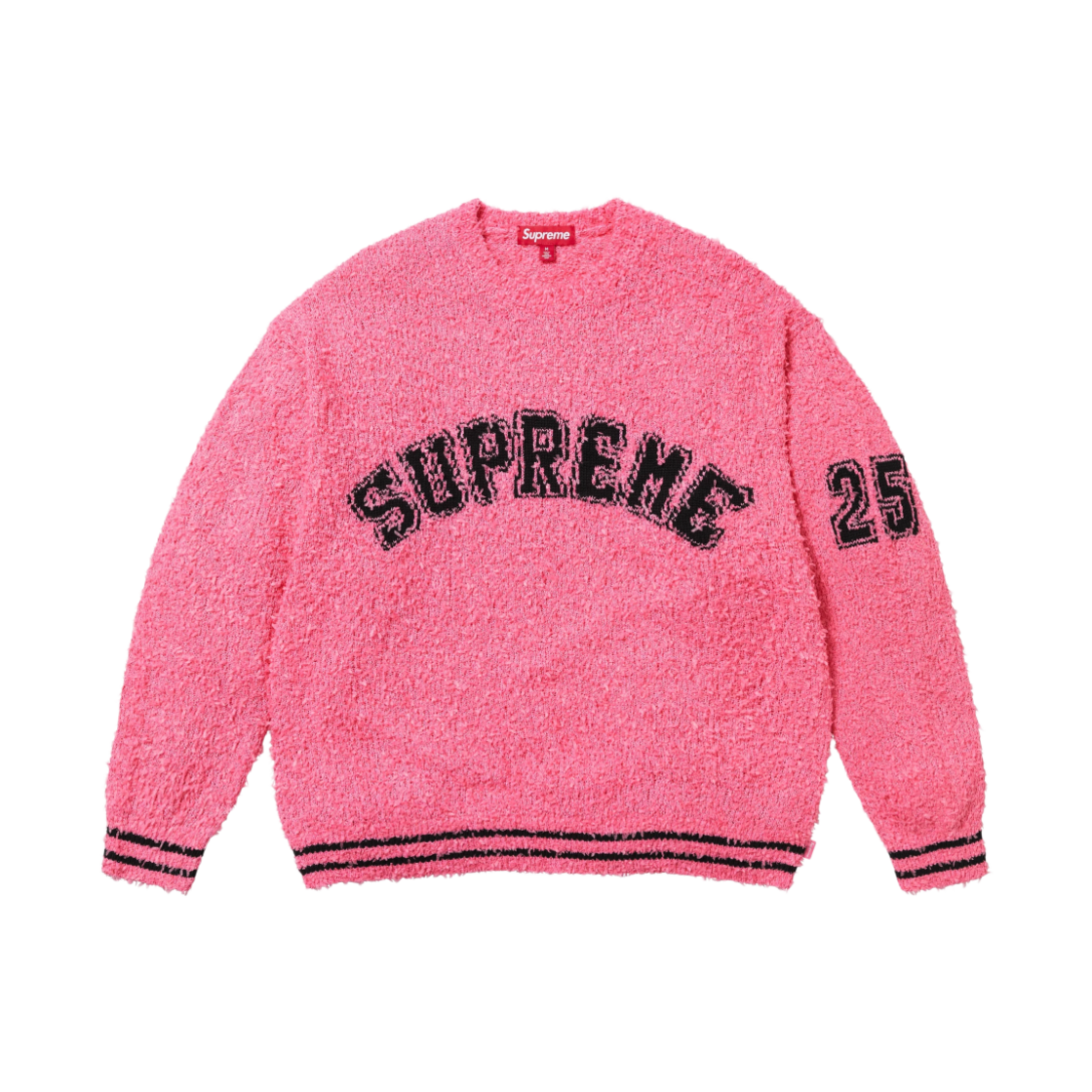 슈프림 텍스쳐드 아크 스웨터 핑크 - 25SS(Supreme Textured Arc Sweater Pink - 25SS)