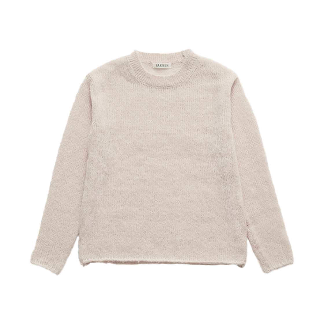 파르벵 리사이클 폴리에스터 풀오버 니트 크림 베이지(FARVEN Recycle Polyester Fullover Knit Cream Beige)