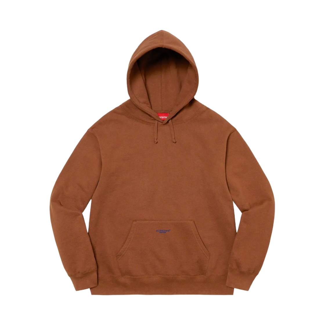 슈프림 마이크로 로고 후드 스웨트셔츠 브라운 - 22SS(Supreme Micro Logo Hooded Sweatshirt Brown - 22SS) - 1