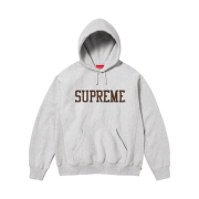 Supreme Varsity Hooded Sweatshirt Heather Grey - 23FW