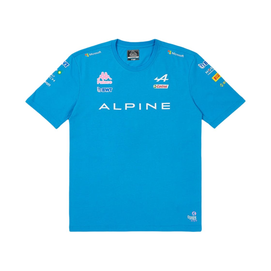팔라스 x 카파 포 알파인 티셔츠 블루 - 23FW(Palace x Kappa For Alpine T-Shirt Blue - 23FW) - 2