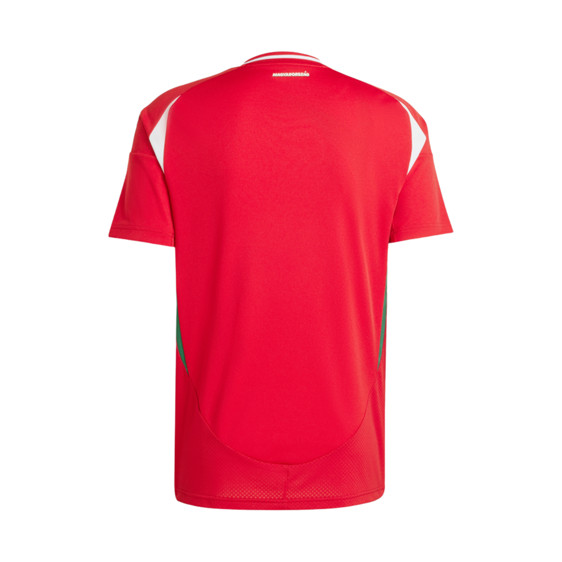 아디다스 헝가리 24 홈 저지 팀 빅토리 레드 화이트 - US 사이즈 (논 마킹 버전)(Adidas Hungary 24 Home Jersey Team Victory Red White - US Sizing (Non Marking Ver.)) - 2