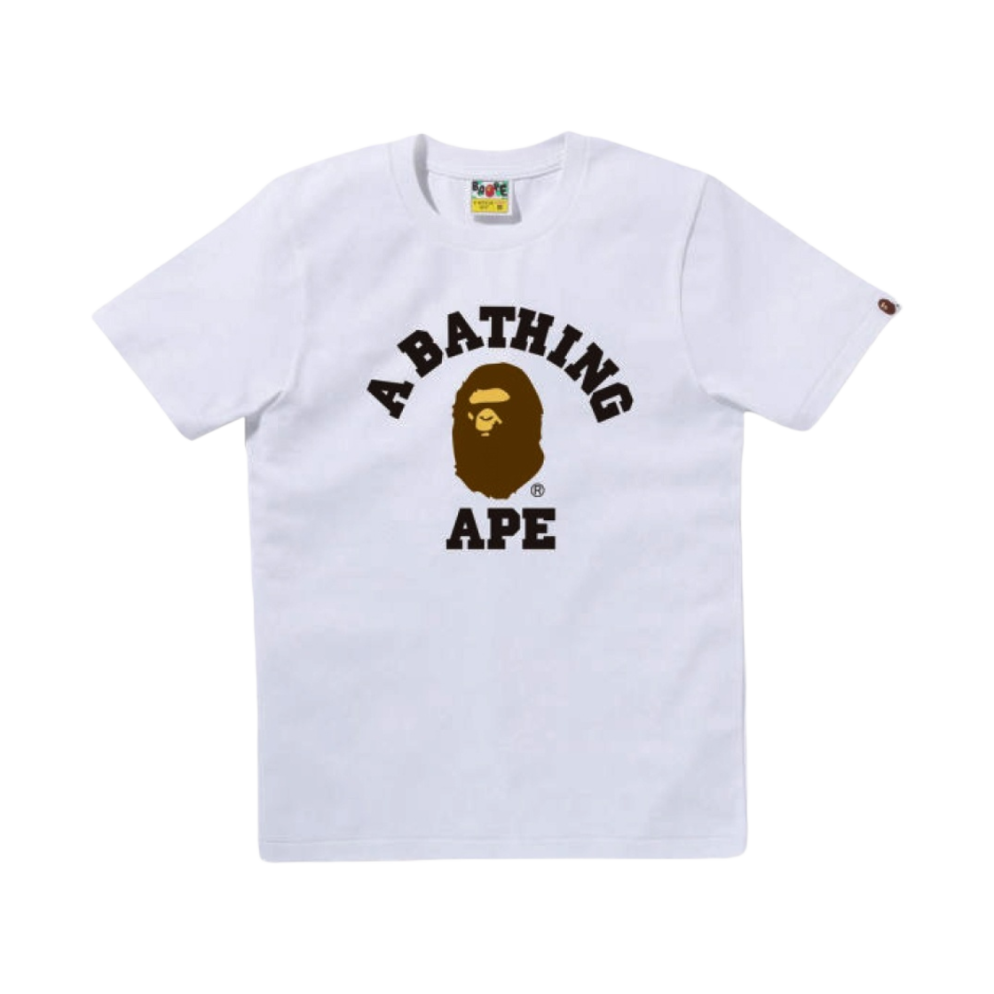 - (W) BAPE College T-Shirt White