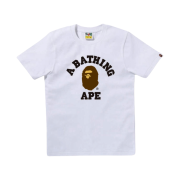 (W) BAPE College T-Shirt White