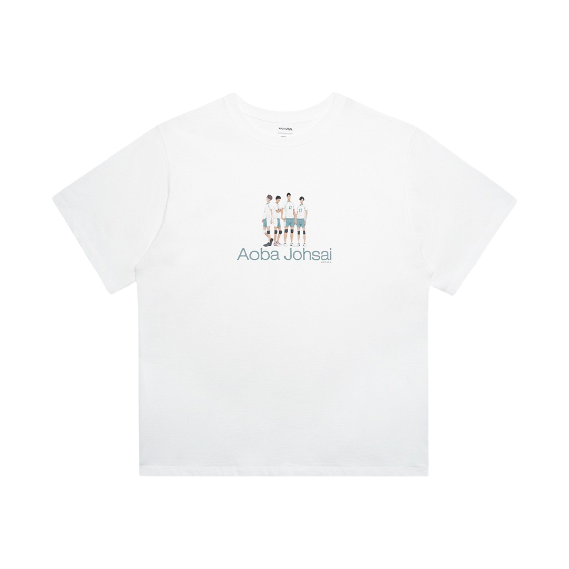 이어스트 x 하이큐!! K-A 티셔츠 화이트 아오바조사이(EERST x HAIKYU!! K-A HF T-shirt White Aoba Johsai)