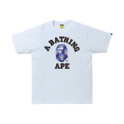 BAPE Storm College T-Shirt White Blue