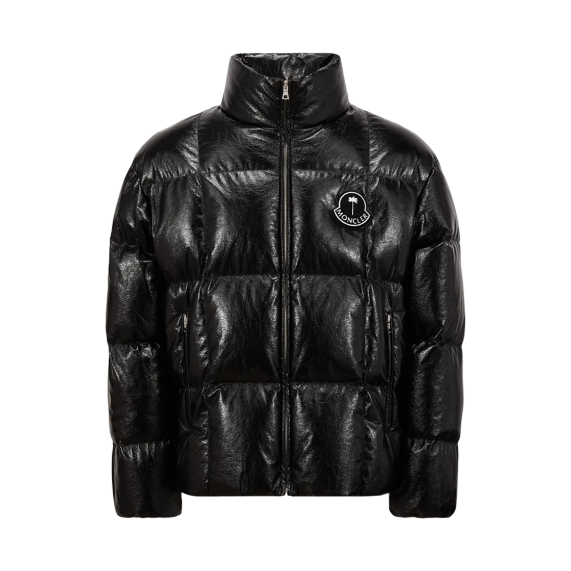 몽클레르 x 팜 엔젤스 시뭄 쇼트 다운 자켓 블랙 - 24FW(Moncler x Palm Angels Simoom Short Down Jacket Black - 24FW)