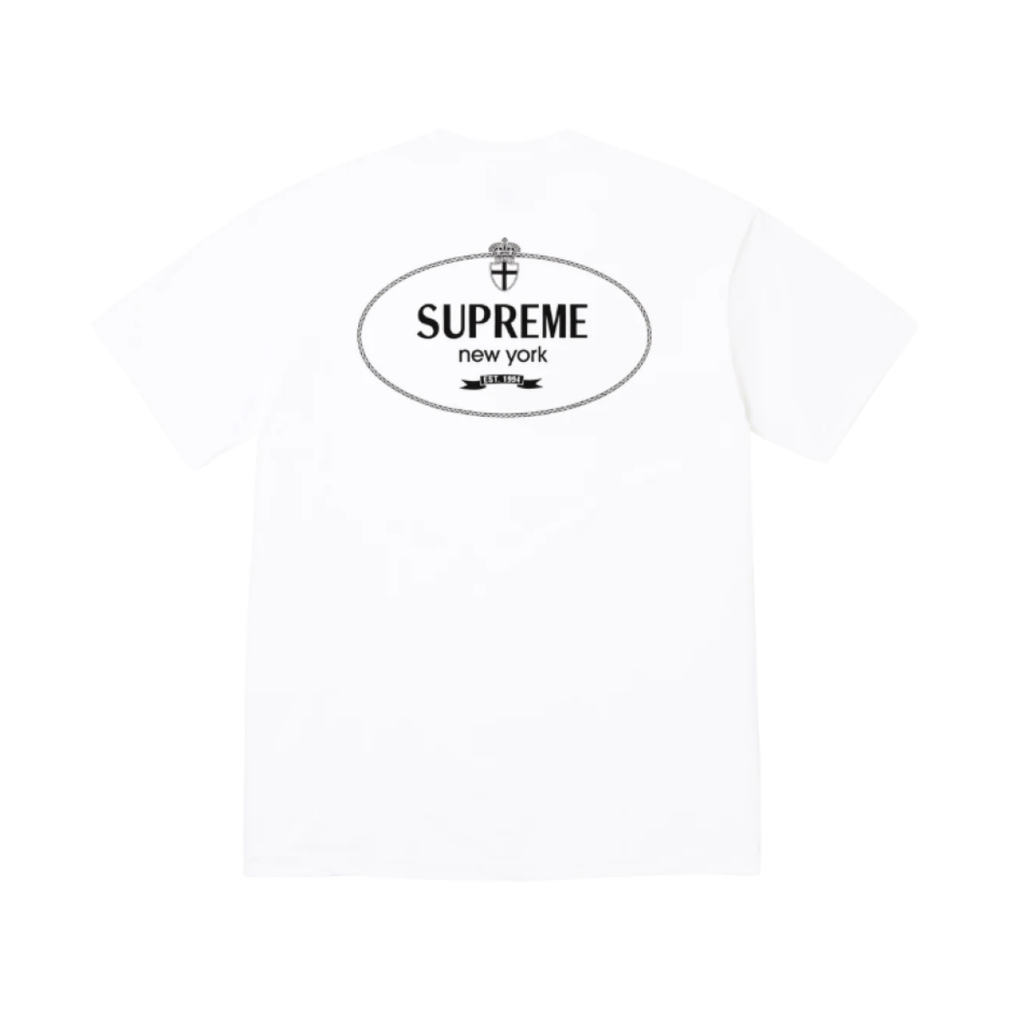 - Supreme Crest T-Shirt White - 24FW