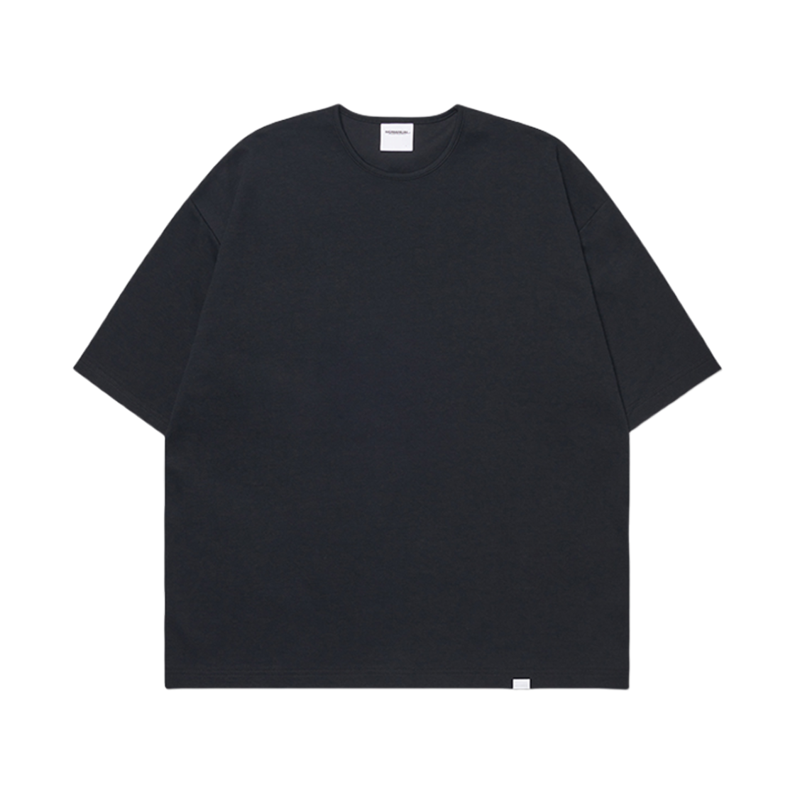 노매뉴얼 NM 플레인 티셔츠 블랙(NOMANUAL NM Plain T-Shirt Black) - 1