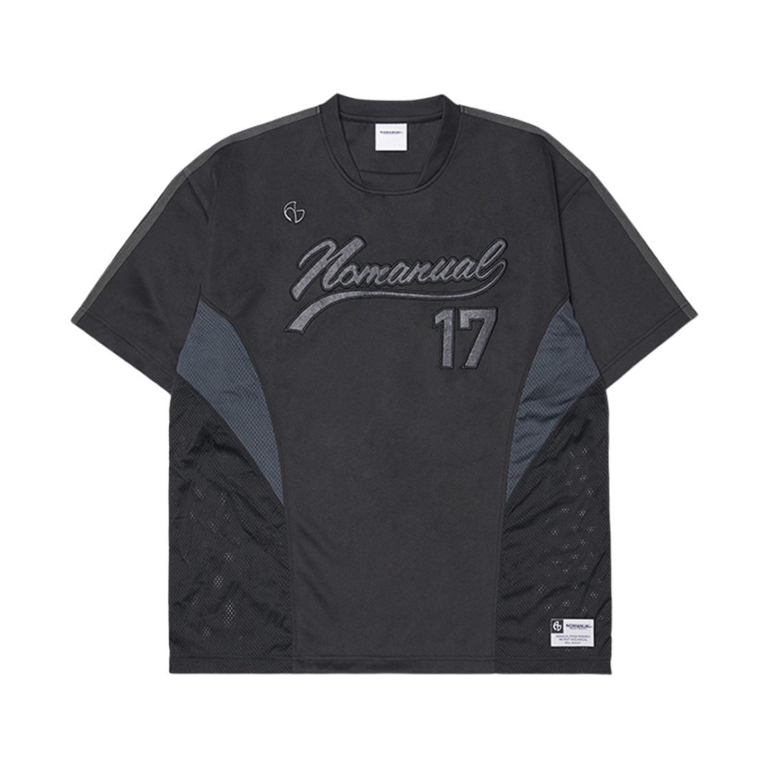 노매뉴얼 스윕 베이스볼 저지 블랙