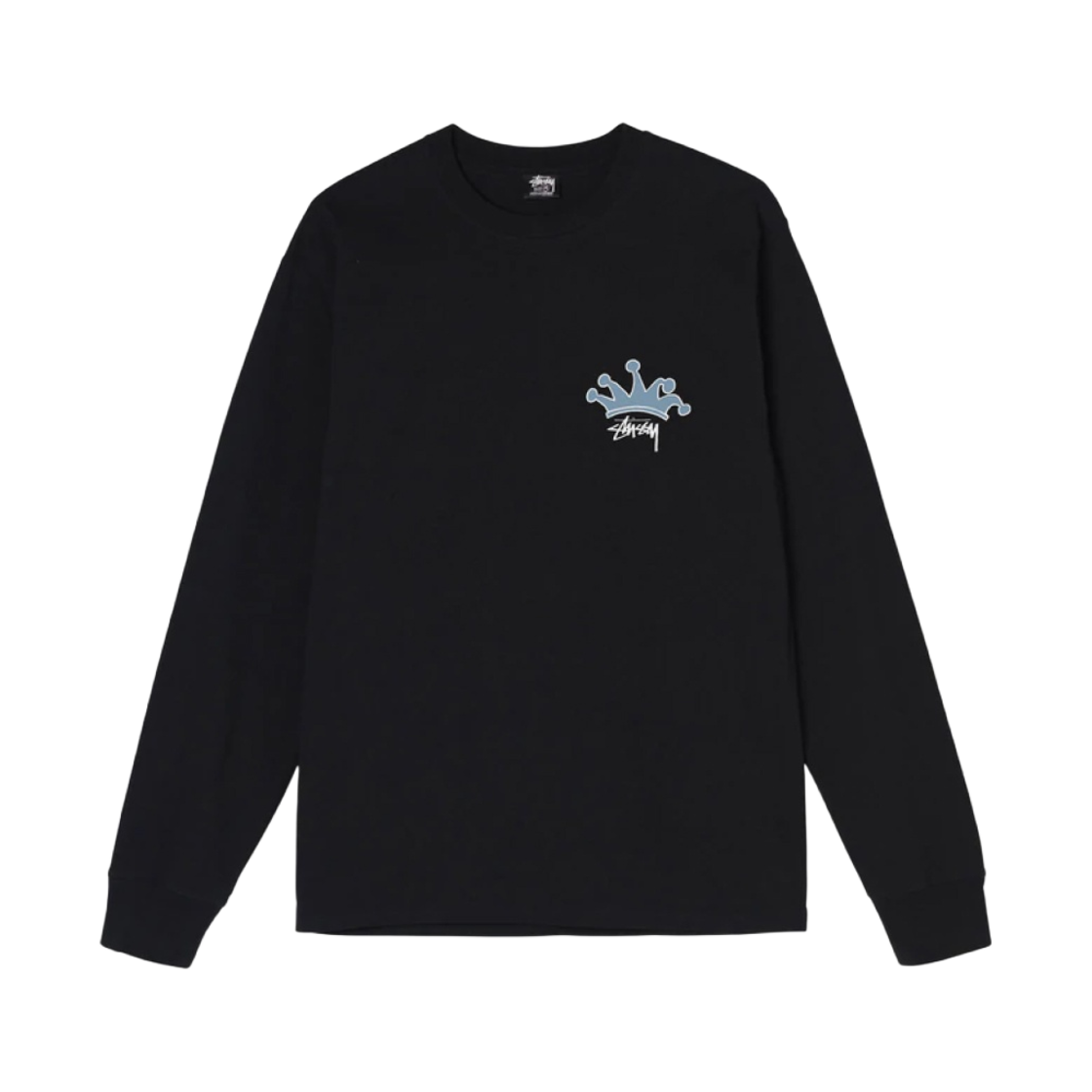 스투시 S 크라운 롱슬리브 티셔츠 블랙(Stussy S Crown LS T-Shirt Black) - 2