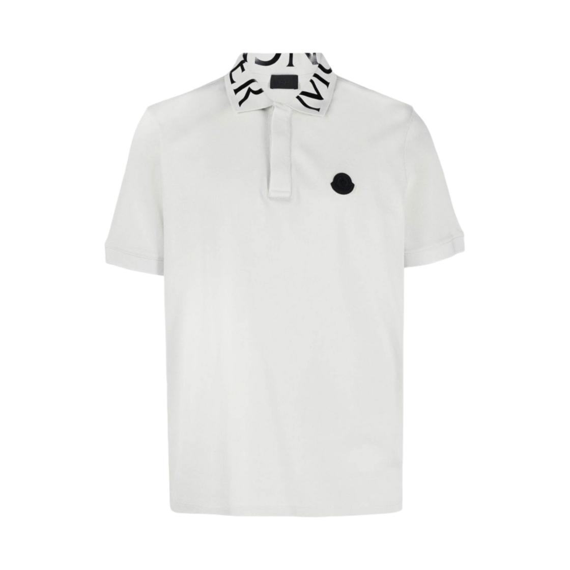 I1-091-8A00004-84673-91R Moncler Logo Polo Shirt White Ivory - 23SS