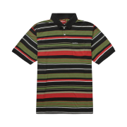Supreme Multi Stripe Polo Black - 23SS