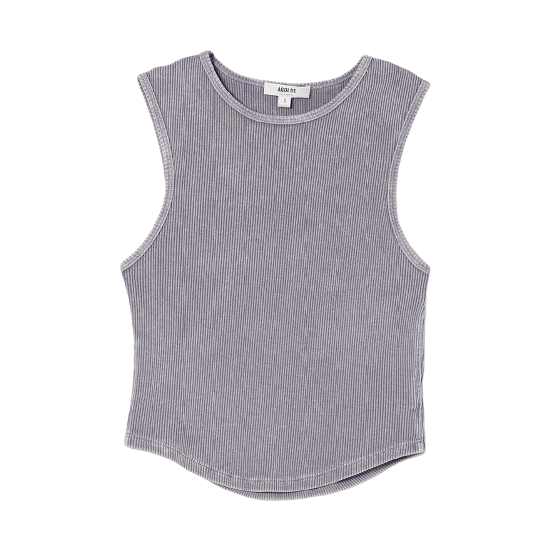 KW4BTSSAG19GY Agolde Women Nova Tank Mirror Ball