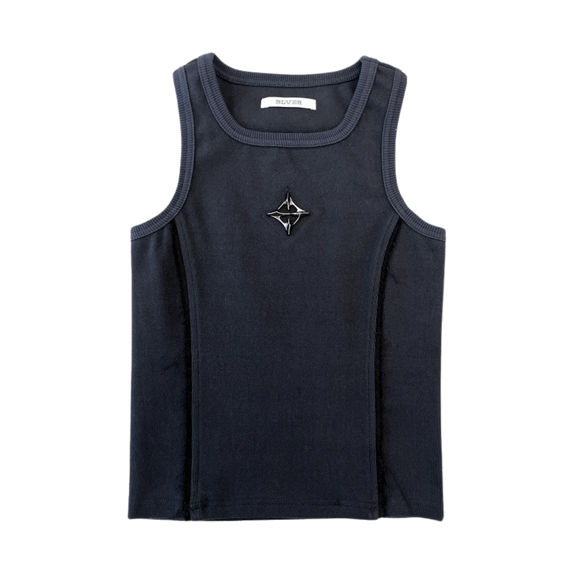 BLR23SSSL02 BLR Logo Rivet Sleeveless Navy