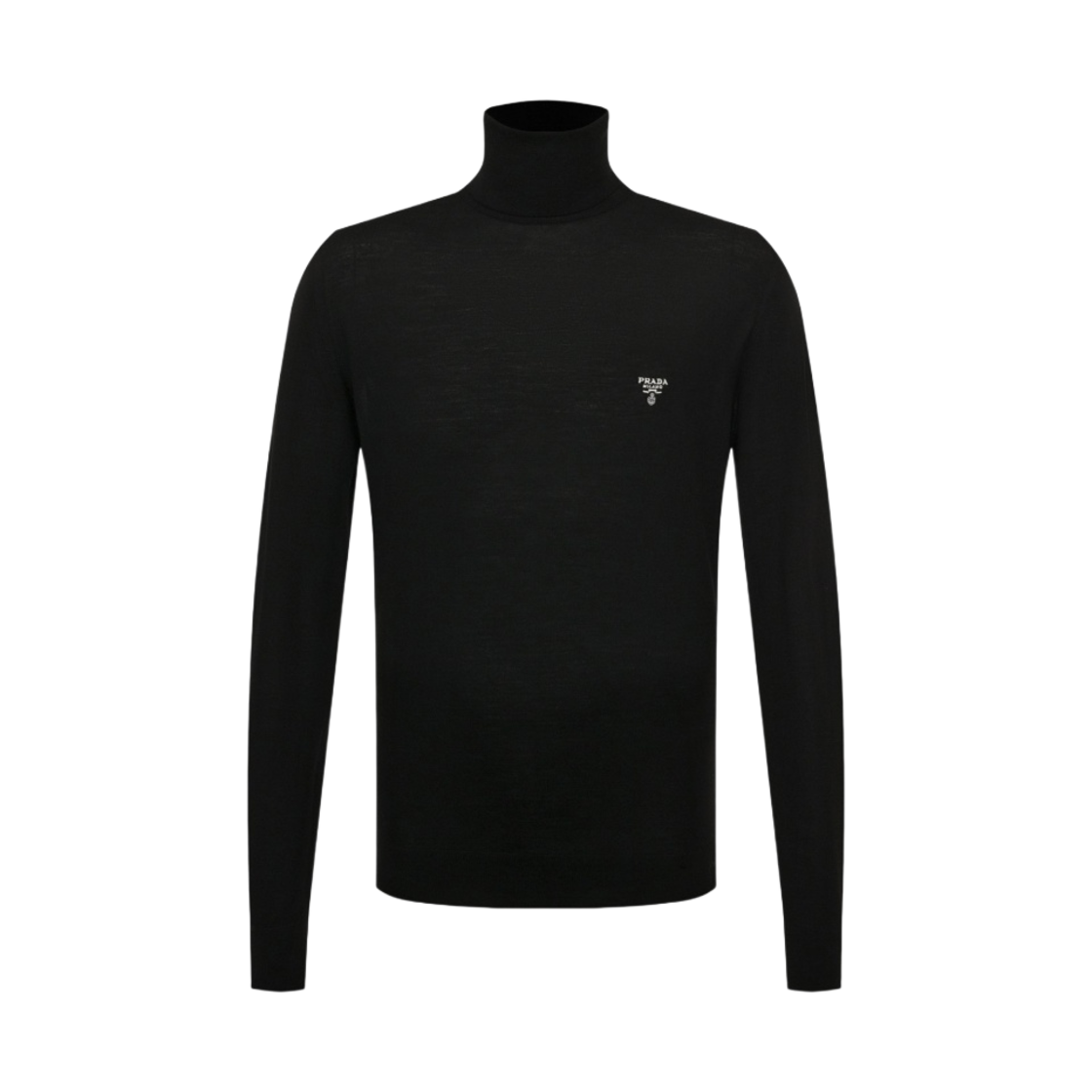 프라다 슈퍼파인 울 터틀넥 스웨터 블랙(Prada Superfine Wool Turtleneck Sweater Black) - 1