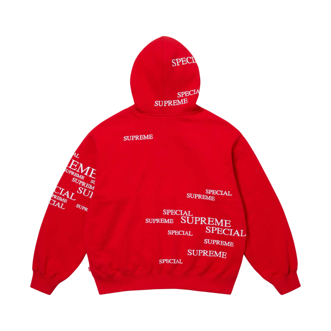 슈프림 스페셜 집업 후드 스웨트셔츠 레드 - 24FW(Supreme Special Zip Up Hooded Sweatshirt Red - 24FW) - 2