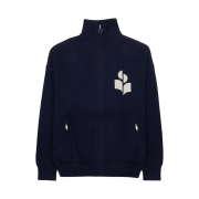 Isabel Marant Alex Logo Cardigan Midnight - 23FW