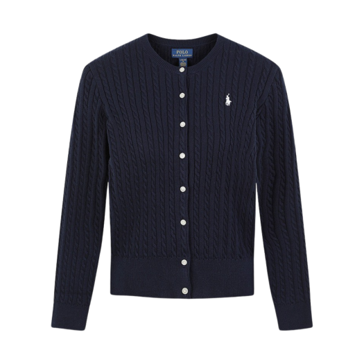 KW4DKNCRLC0NY [30%적립] Polo Ralph Lauren Children Mini Cable Cotton Cardigan Navy
