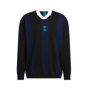 Adidas Rolling Links Long Sleeve Polo Shirt Black - KR Sizing