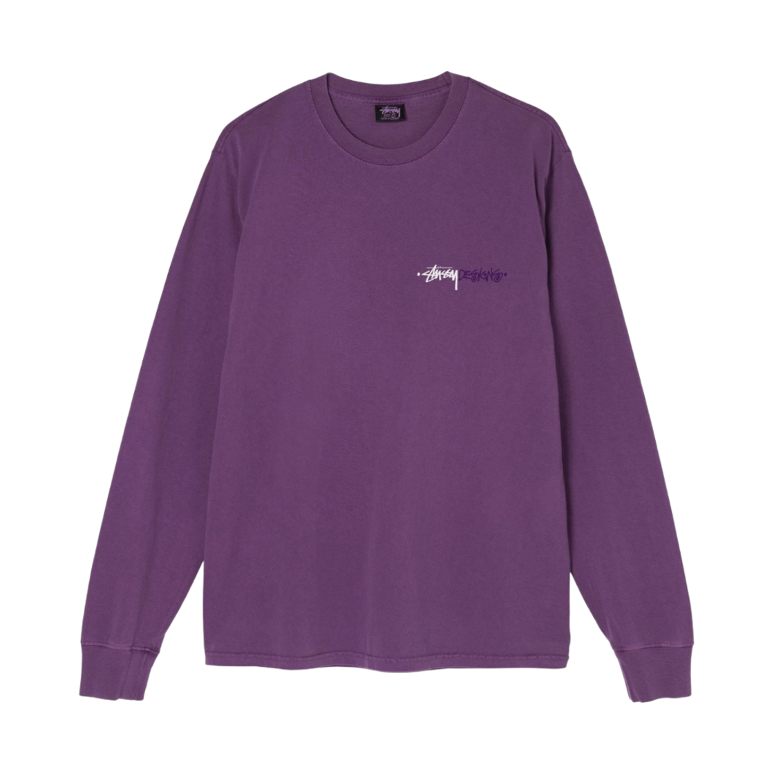 스투시 포지티브 바이브레이션 피그먼트 다이드 롱슬리브 티셔츠 퍼플(Stussy Positive Vibration Pigment Dyed LS T-Shirt Purple) - 2