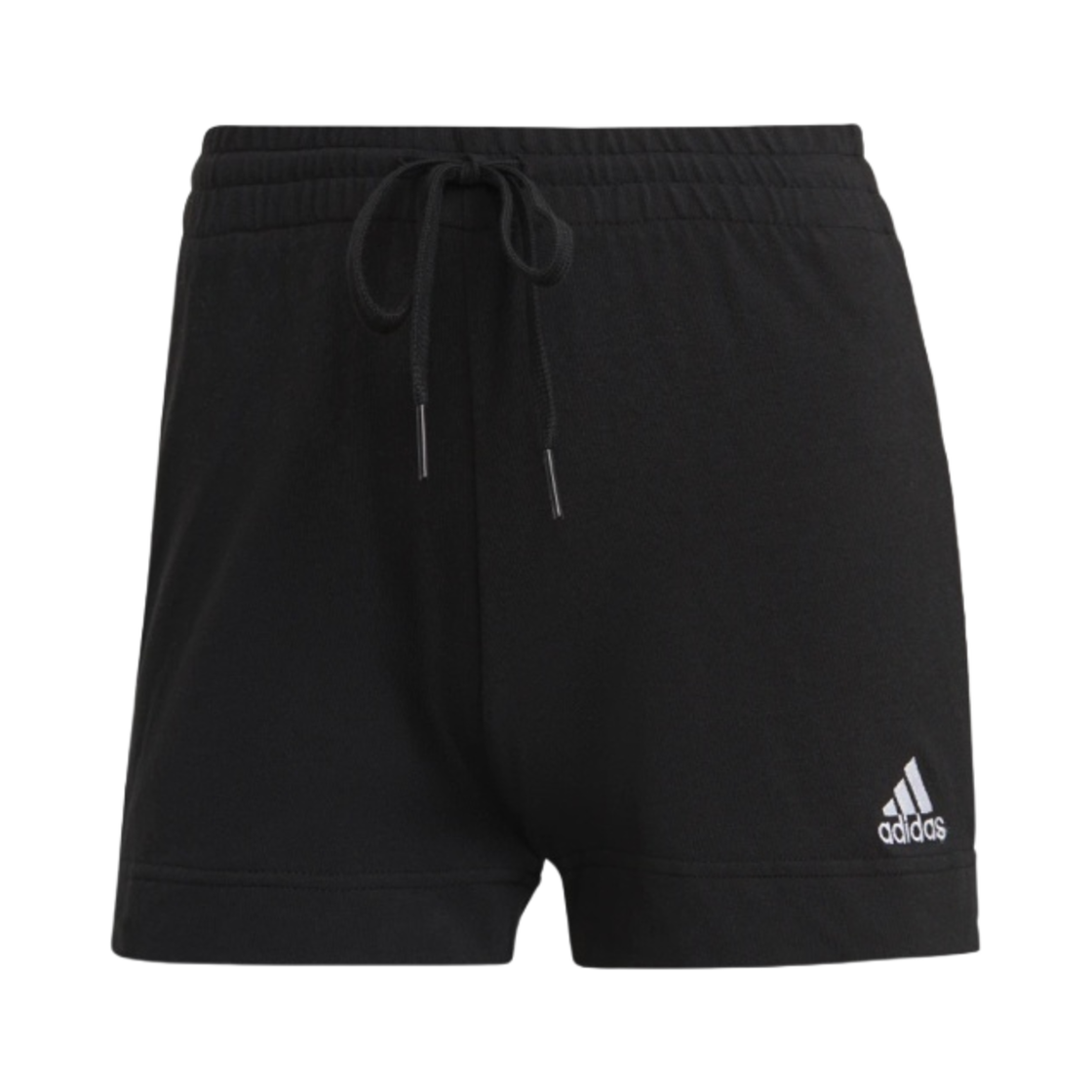 (W) 아디다스 삼선 SJ 쇼츠 블랙 - US 사이즈((W) Adidas 3-Stripes SJ Shorts Black - US Sizing) - 1