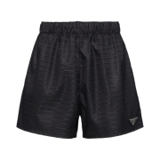 (W) Prada Re-Nylon Shorts Black