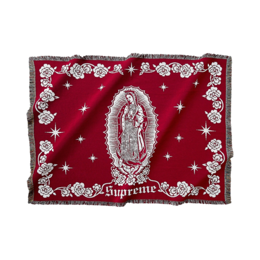 Supreme Virgin Mary Blanket 赤 シュプリーム SUPREME 18FW Virgin Mary Blanket ヴァージン