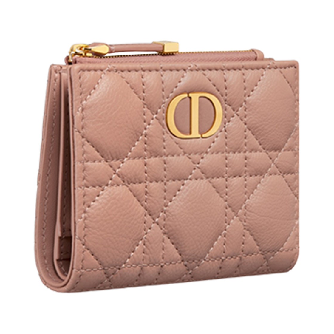 디올 카로 달리아 지갑 로즈 벤트 서플(Dior Caro Dahlia Wallet Roses Vents Supple) - 2