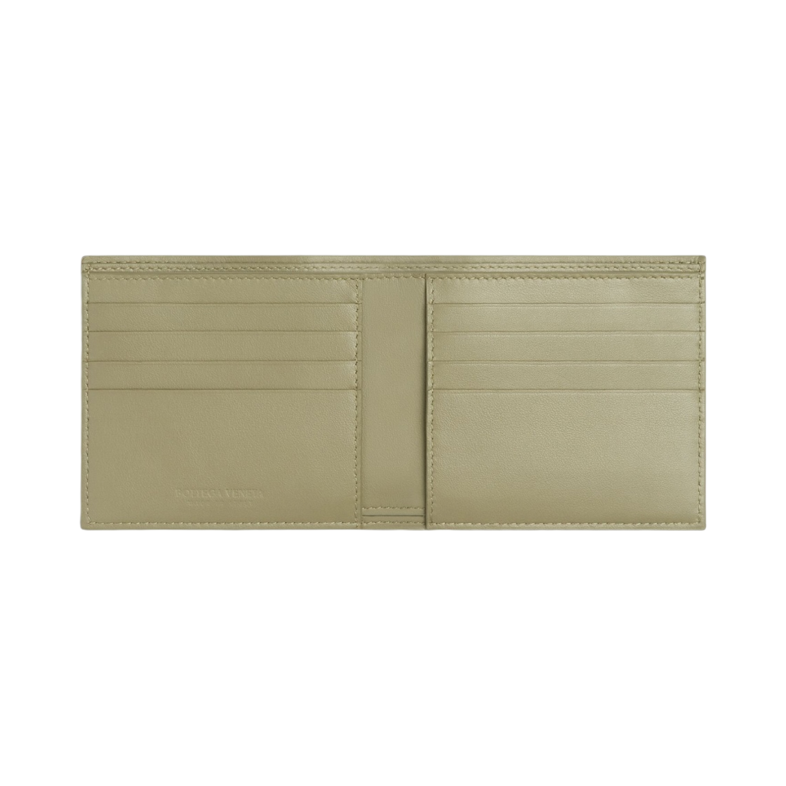 보테가 베네타 인트레치아토 반지갑 트래버틴(Bottega Veneta Intrecciato Bi-Fold Wallet Travertine) - 2