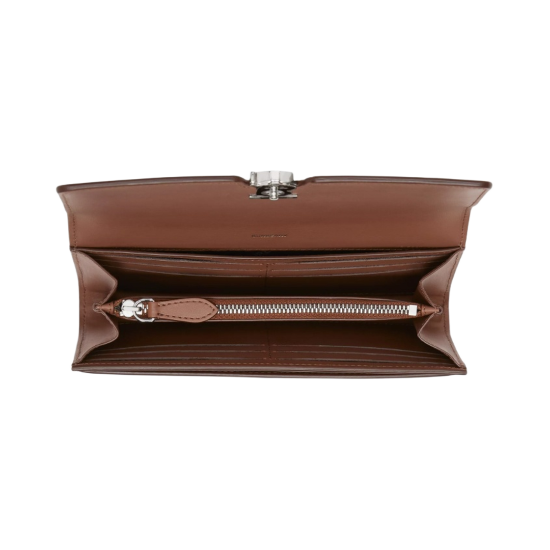 버버리 레더 TB 장지갑 몰트 브라운(Burberry Leather TB Continental Wallet Malt Brown) - 2