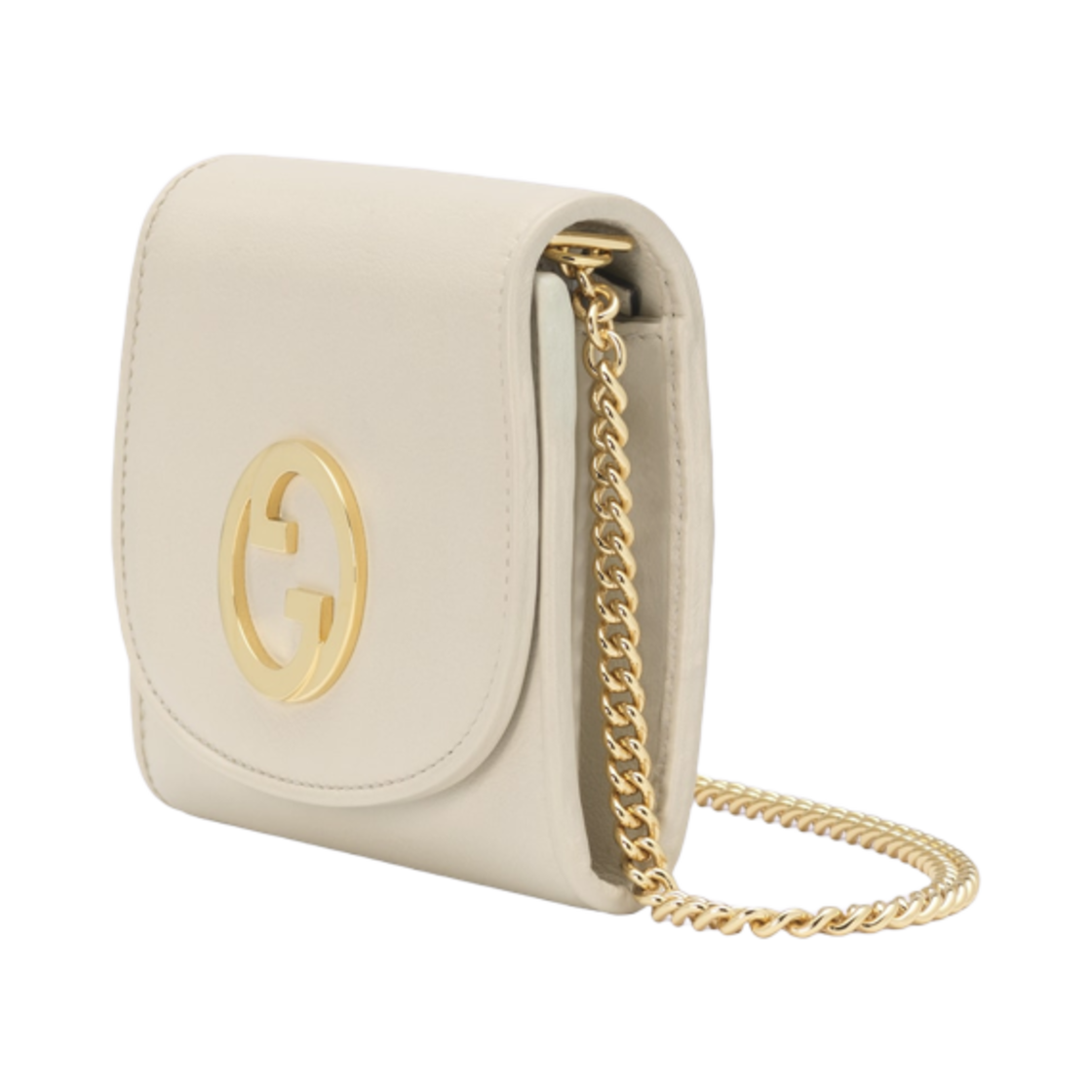 구찌 블론디 미디움 체인 지갑 화이트 레더(Gucci Blondie Medium Chain Wallet White Leather) - 2