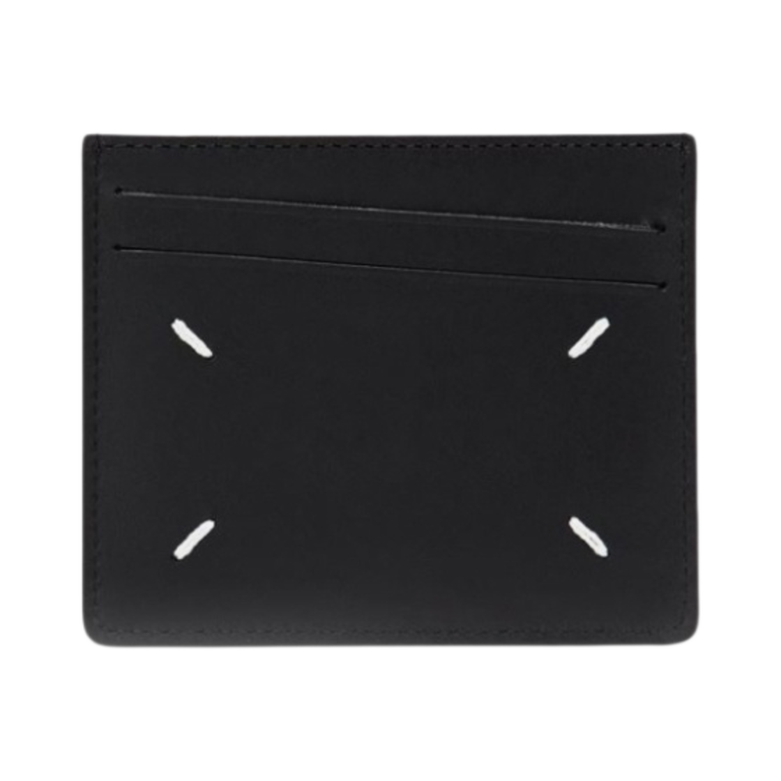 SA1VX0009P4745T8013 Maison Margiela Bovine Leather Card Holder Black