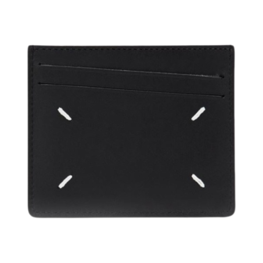 SA1VX0009P4745T8013 Maison Margiela Bovine Leather Card Holder Black