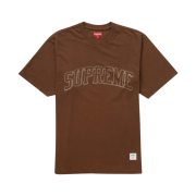 Supreme Sketch Embroidered S/S Top Brown - 23SS